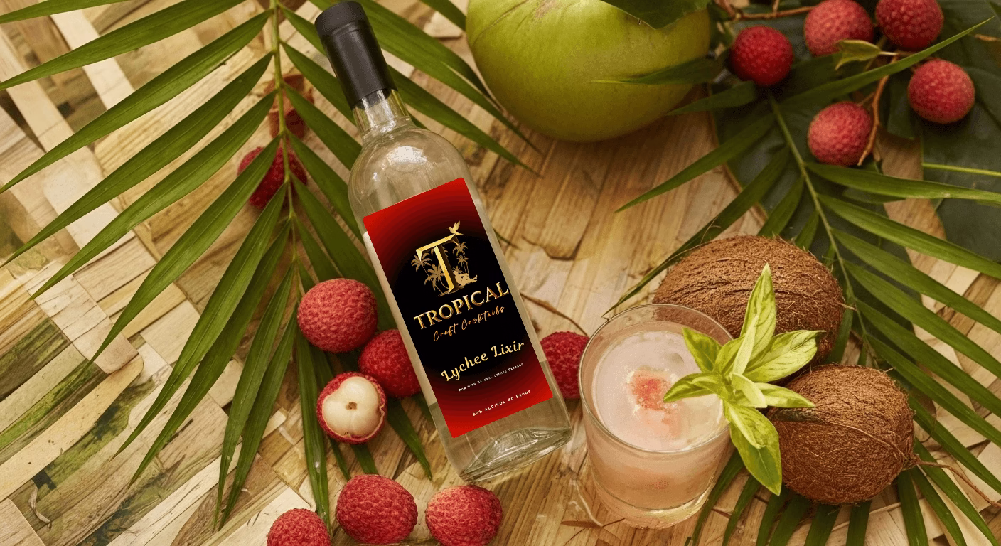 Lychee Lixir - Lychee Rum Cocktail