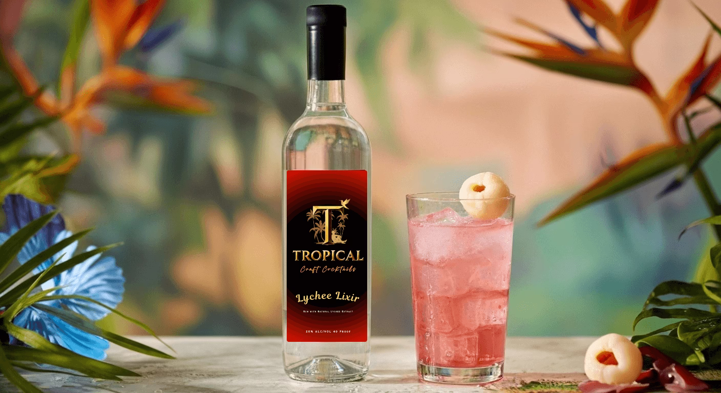 Lychee Lixir - Lychee Rum Cocktail - Image 2